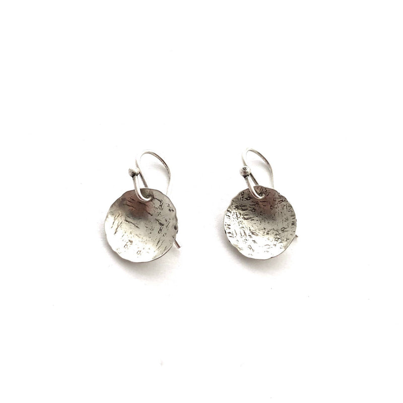 Concave Small Earrings - Silver