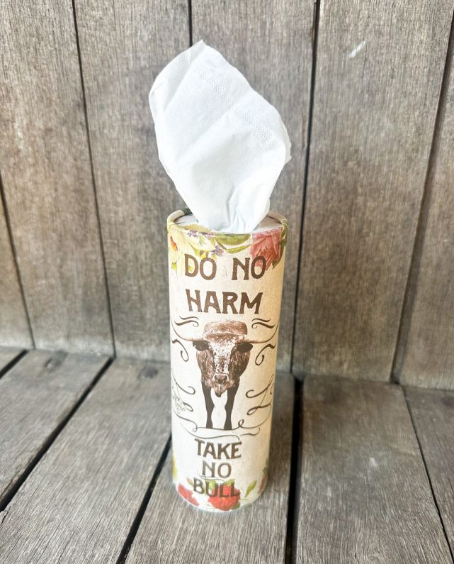 Do No Harm, Take No Bull Car Tissues