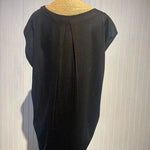 Black Pullover Detailed Top