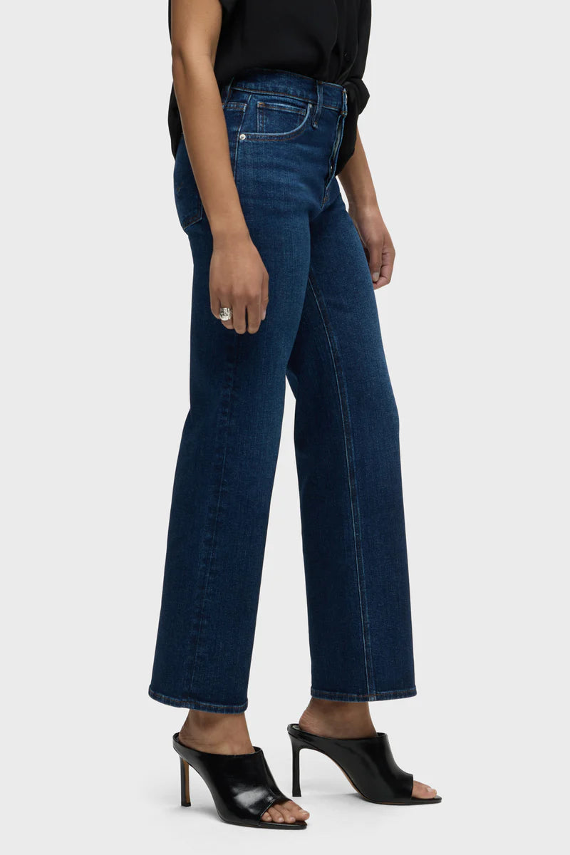 Rosie High-Rise Wide Leg Ankle Jean - Bonfire