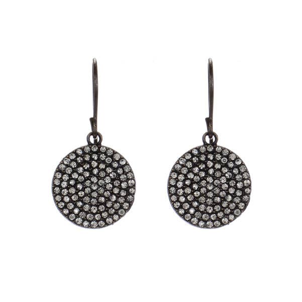 Small Round Disc Earrings