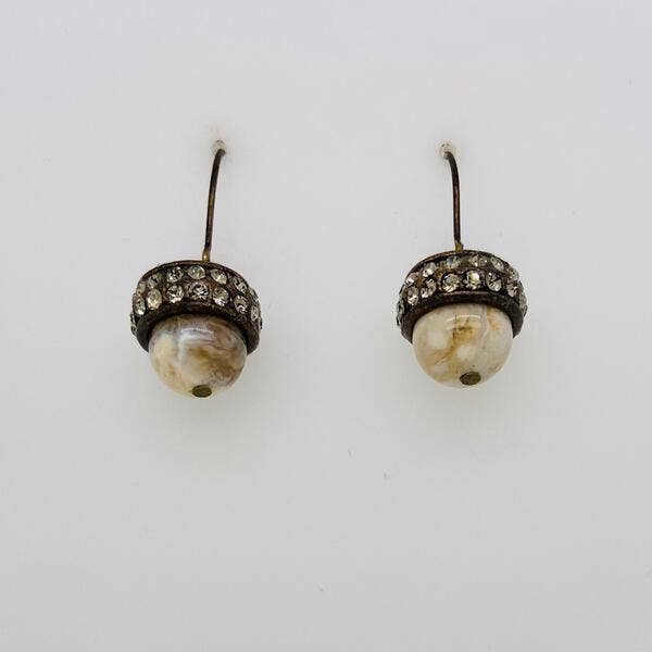 Acorn Earrings - Mexican Crazy Lace