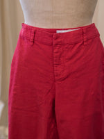 Kinsale Linen Pant- Red