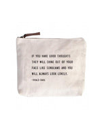 Roald Dahl Canvas Zip Bag