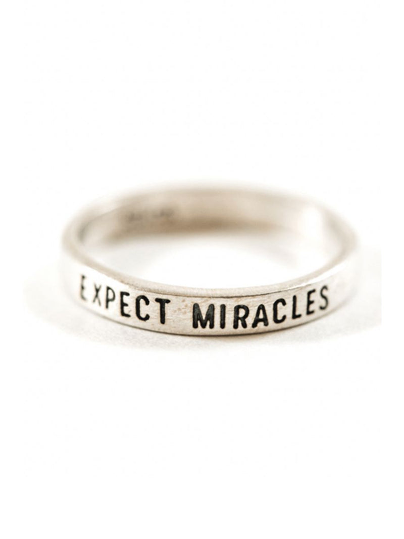 Expect Miracles Ring