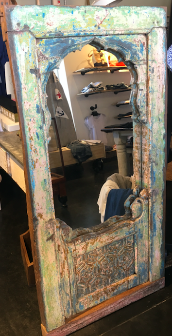 Reclaimed Antique Window Mirror