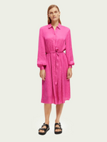 Jacquard Relaxed Fit Shirt Dress