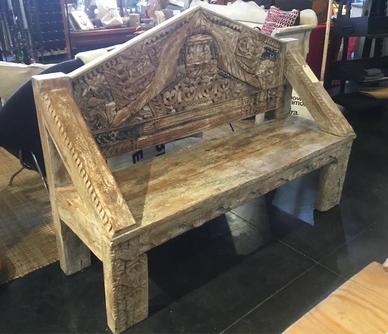 One of a Kind Wood Bench
