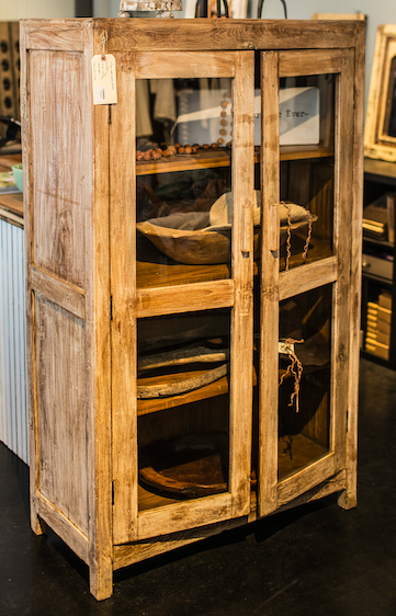 Wood & Glass Bookcase