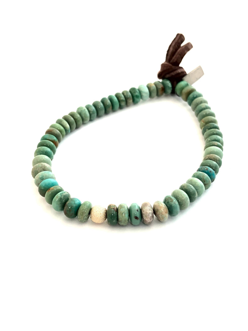 Turquoise with Goldfill Stardust Bracelet
