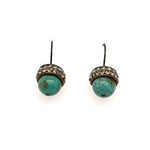 Acorn Earrings - African Turquoise