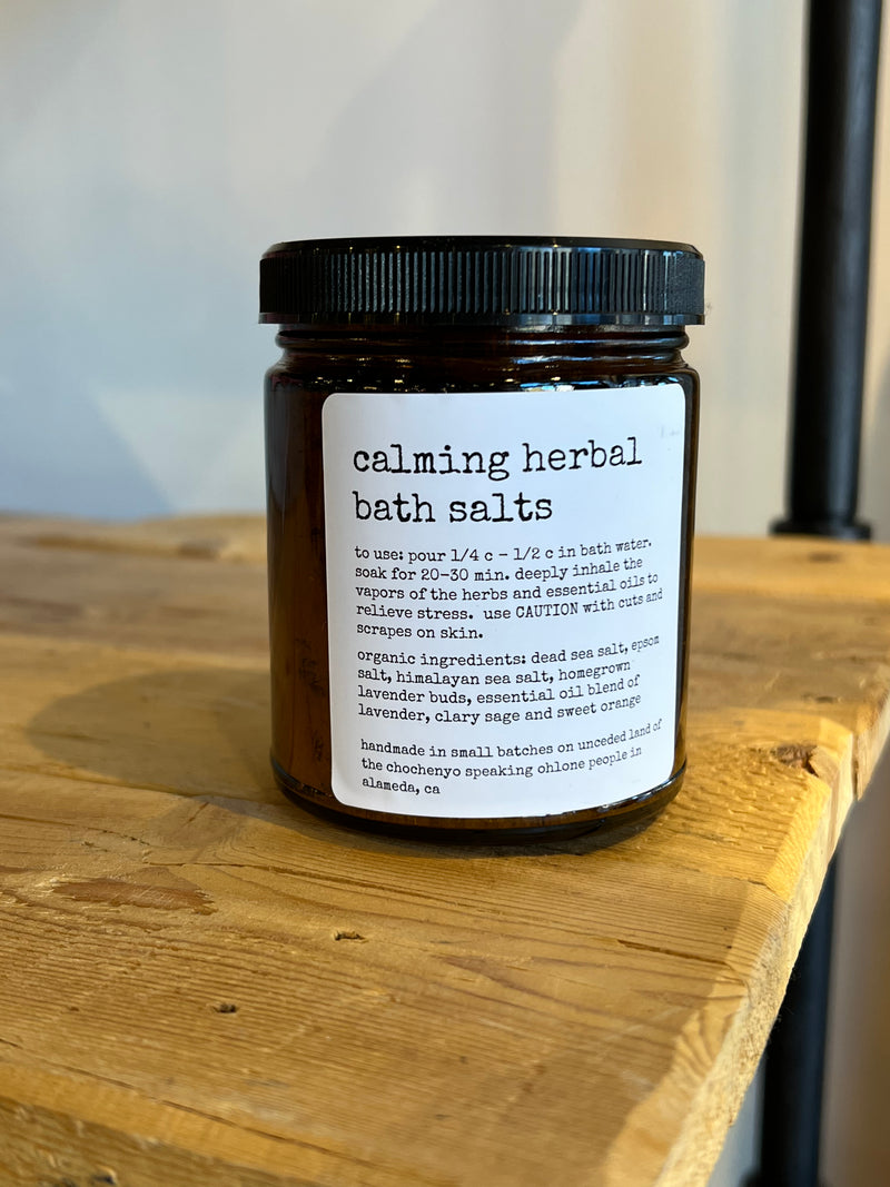 Calming Herbal Bath Salts