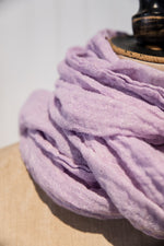 Summer Linen Scarf - Lavender