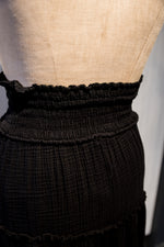 Smocked Waist Midi Skirt