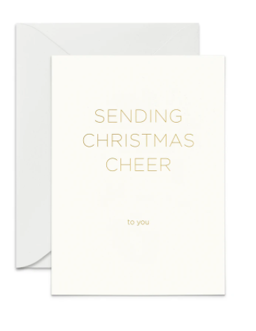 Sending Christmas Cheer Card