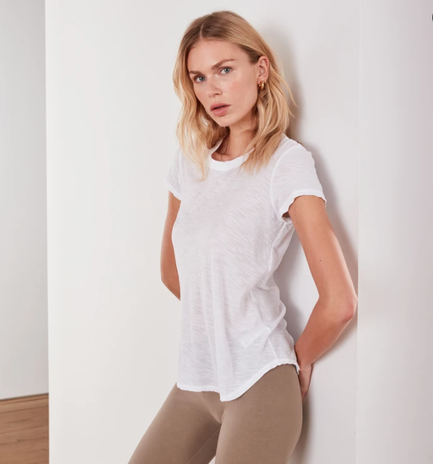 Sheer white online t shirt