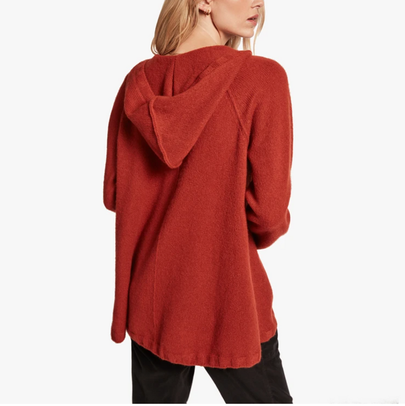 Oversized Hooded Cashmere Pullover Poncho