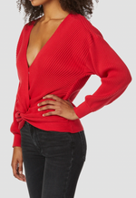 Knotted Sweater - Red
