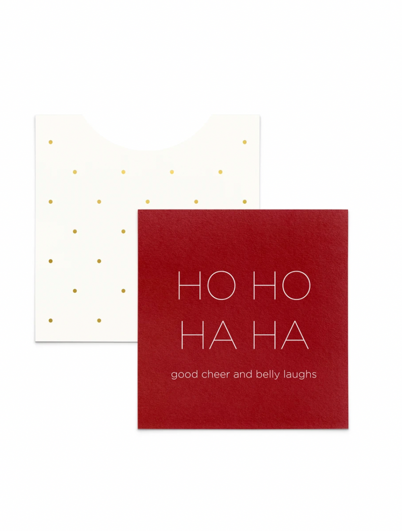 Ho Ho Ha Ha Mini Card