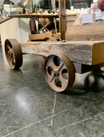 Wooden Wheeled Cart