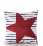 Breton Stripe & Star Pillow
