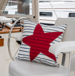 Breton Stripe & Star Pillow