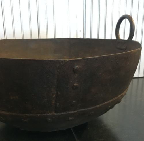 Indian Vintage Small Steel Cooking Pot