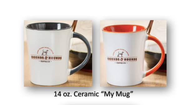 Grounds & Hounds Ceramic "My Mug"