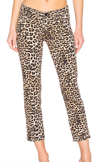 Nico Leopard Mid-Rise Skinny