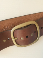 Classico Belt – Bark/Brass