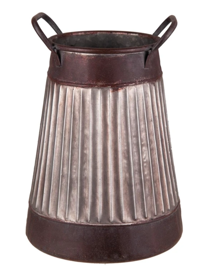 Dillon Metal Vase with Handles